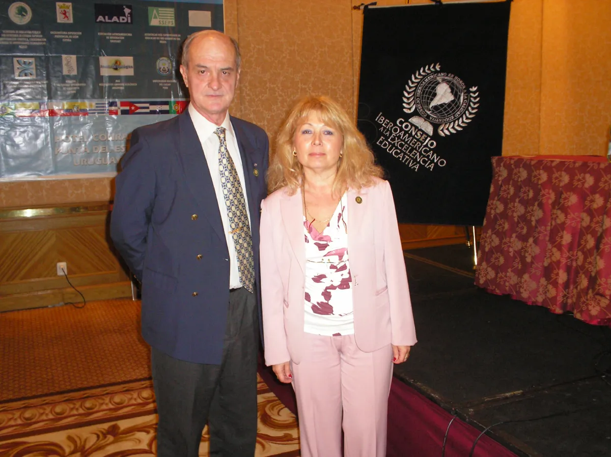 Zulema Virginia Olivier junto a José Ángel Sacco